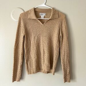 Vintage Wool Pendleton Polo Collar Sweater